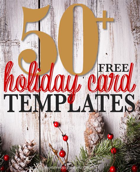 Edit and print free photo Christmas card templates .